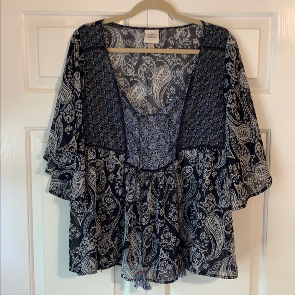 Hippie loose fitting top